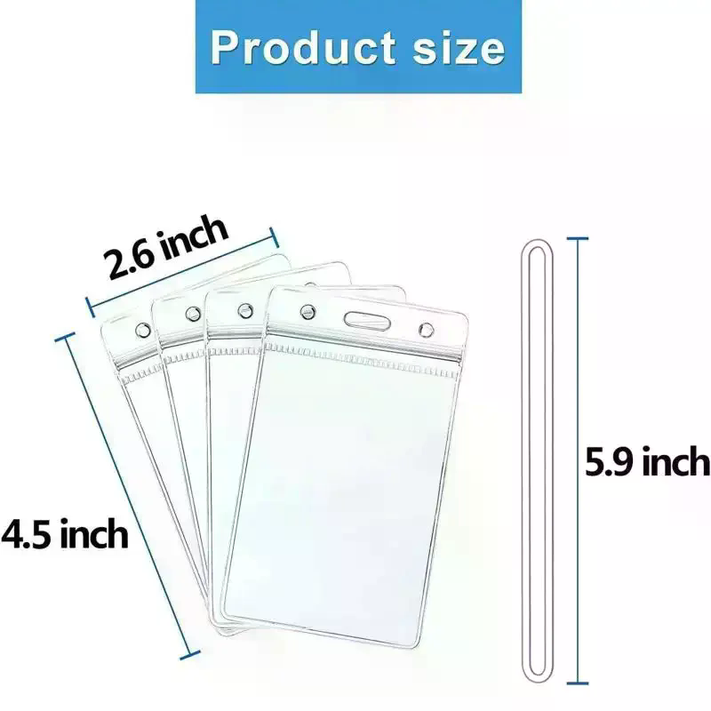 Lanyard Badge Holder - 10 قطع من حاملات بطاقات الهوية
