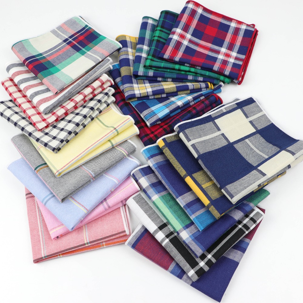 Handkerchief Cotton Men - مناديل جيب مربعة للرجال ، مناديل