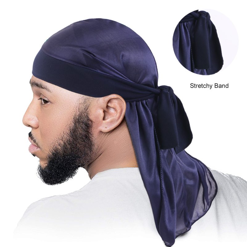 الرجال حريري Durags عصابات قبع - مراجعة Bandana Doo Rag وسعره