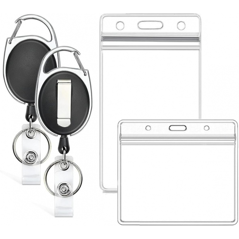 حامل بطاقات هوية (عبوة من قطعت - مراجعة Lanyard Badge Holder وسعره