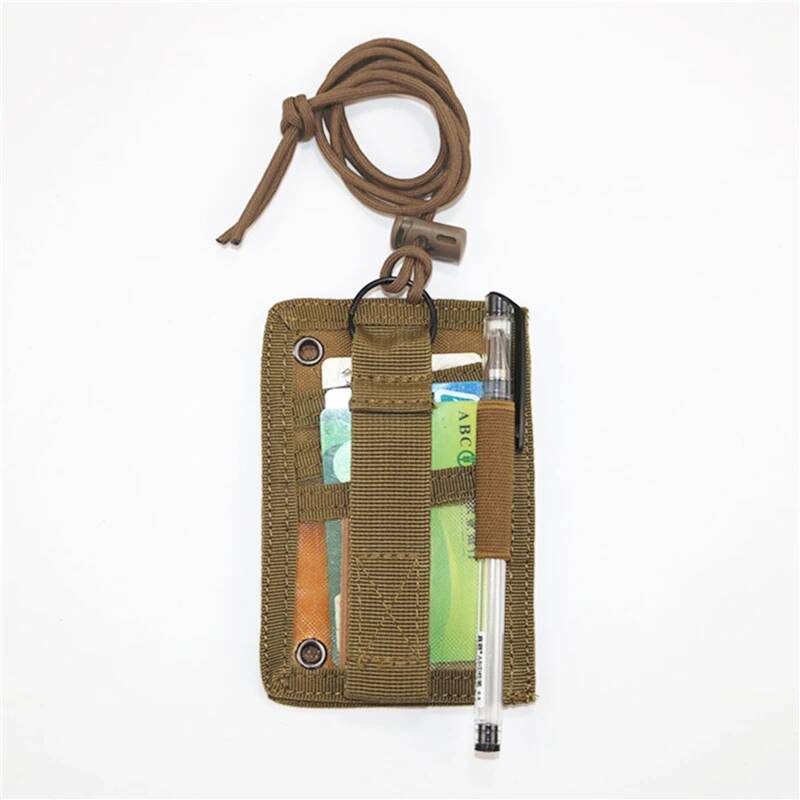 حامل بطاقة هوية تكتيكي من OUIO - مراجعة Lanyard Badge Holder وسعره