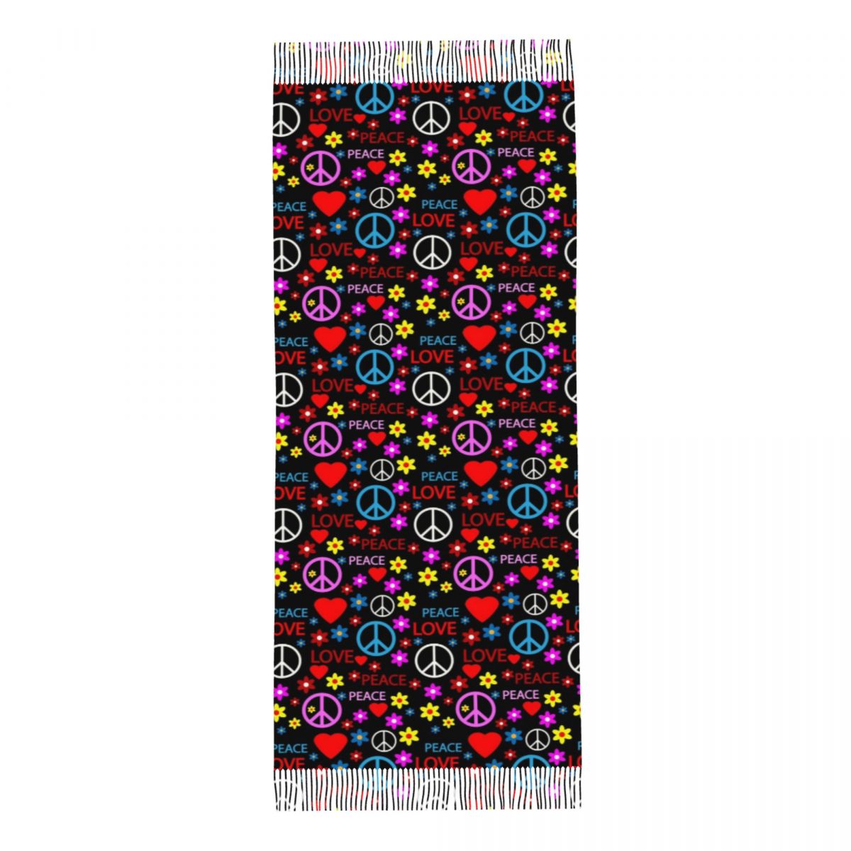 وشاح بنمط الحب من Peace Foral  - مراجعة Pashmina Wrap Large وسعره
