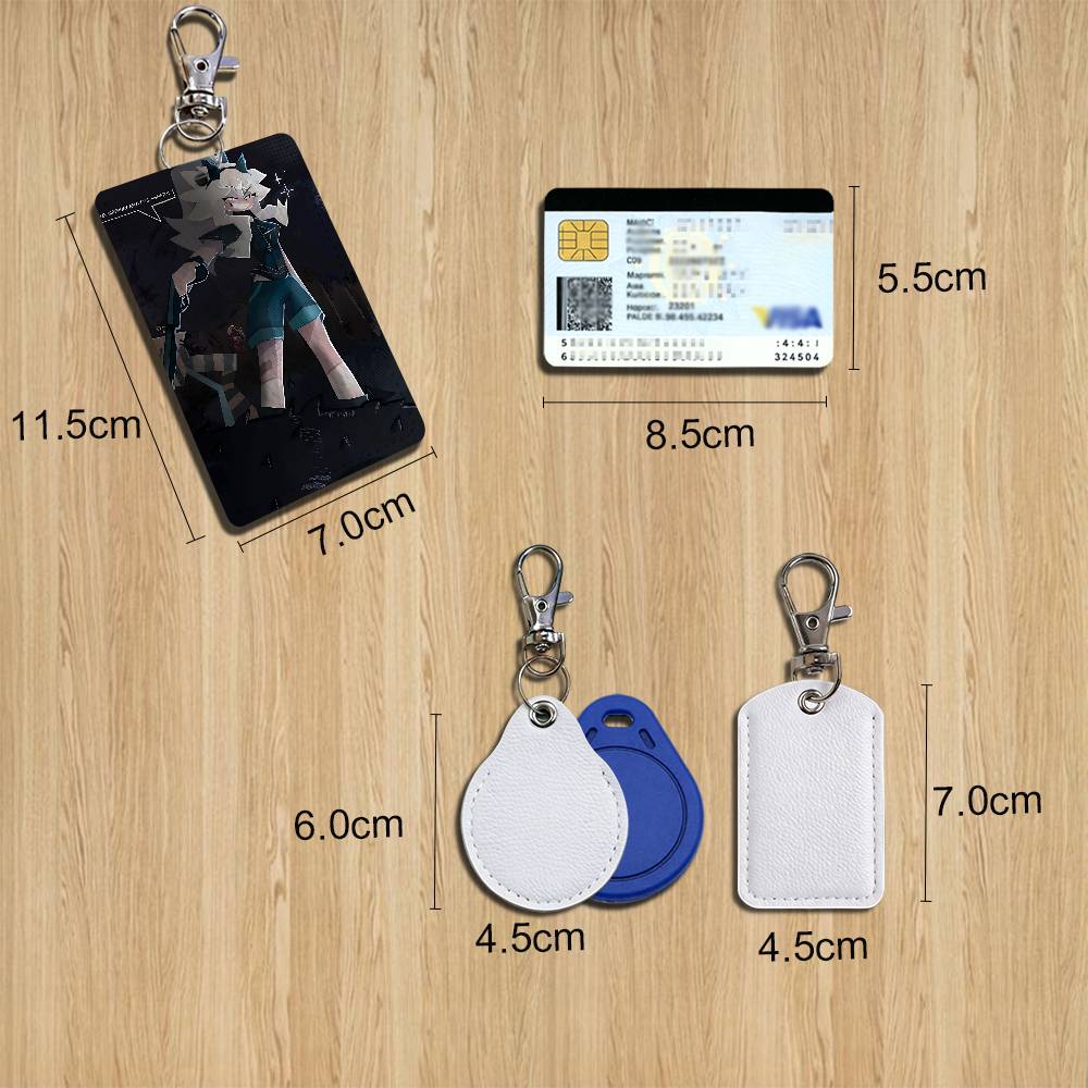 حامل بطاقات وشارة من الجلد من  - مراجعة Lanyard Badge Holder وسعره