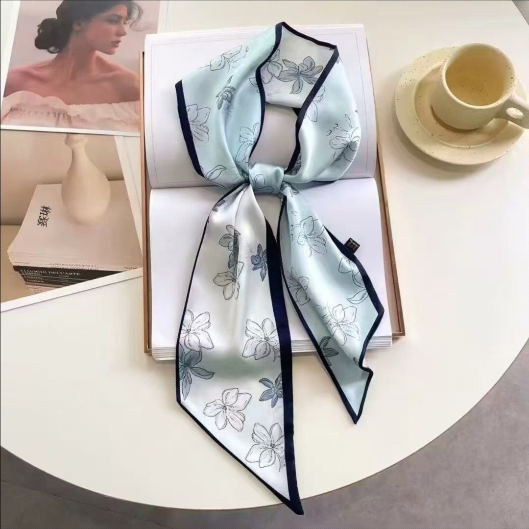 وشاح حريري مربع فاخر بنقشة حما - مراجعة Silk Tie Striped وسعره