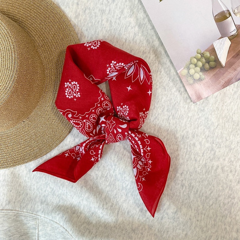 وشاح مربع من القطن 100% للنساء - مراجعة Bandana Cotton وسعره
