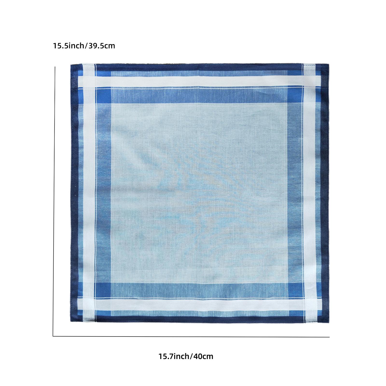 6 قطع مناديل جيب قطنية للرجال  - مراجعة Handkerchief Cotton Men وسعره