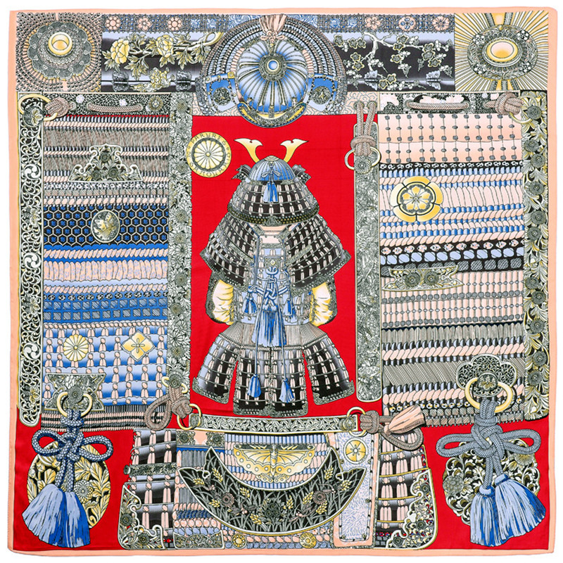 2024 تصميم جديد المحكمة درع وش - مراجعة Scarf Silk Square وسعره