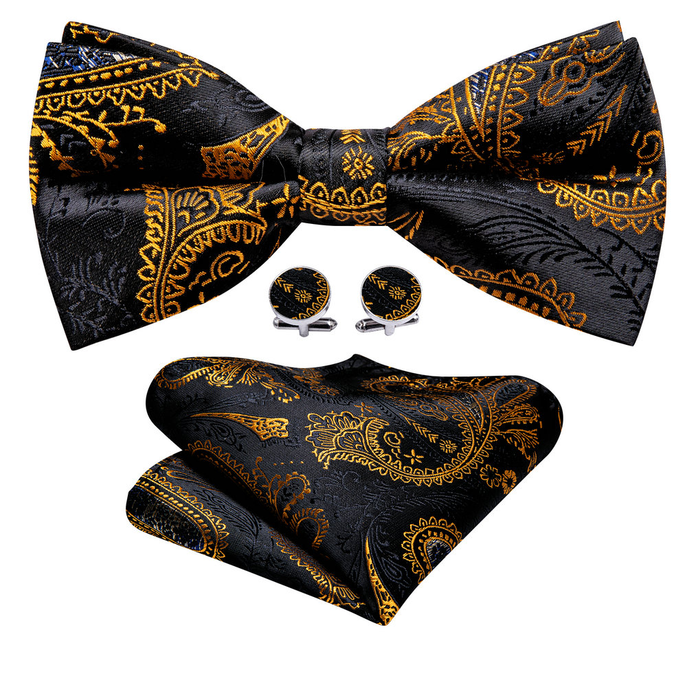 باري. وانغ الحرير رجالي ربطة ا - مراجعة Bow Tie Pre Tied وسعره