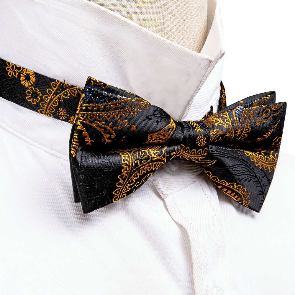 باري. وانغ الحرير رجالي ربطة ا - مراجعة Bow Tie Pre Tied وسعره