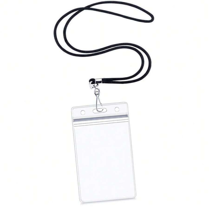 حامل شارة بطاقة الهوية العمودي - مراجعة Lanyard Badge Holder وسعره