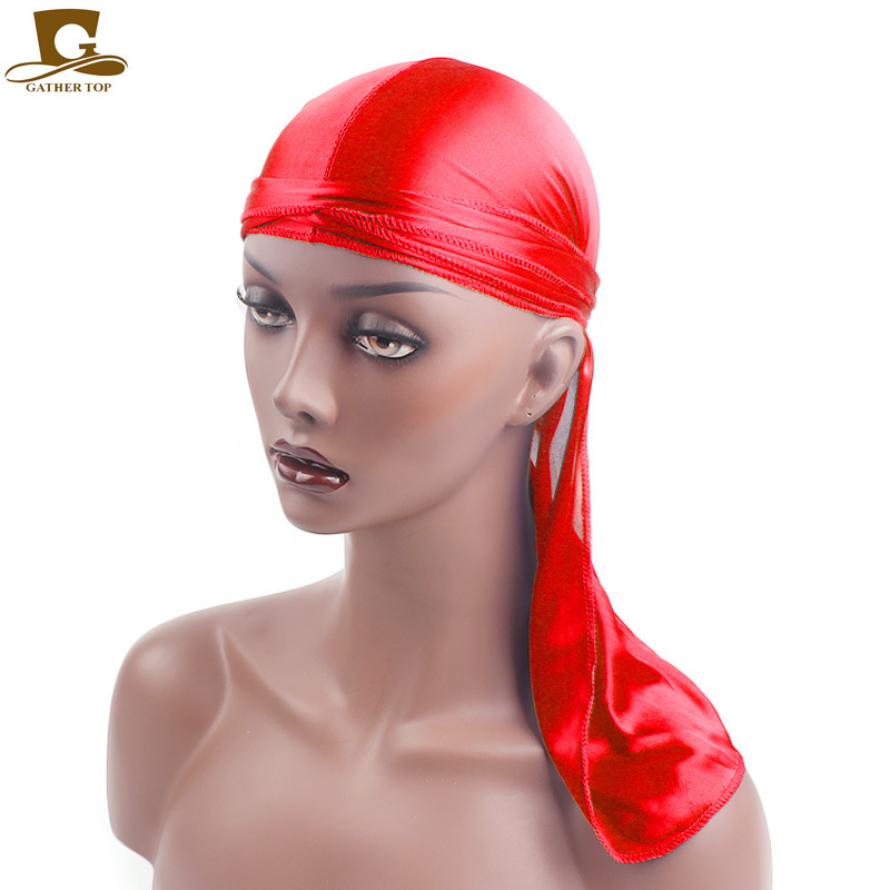 الرجال حريري Durags عصابات قبع - مراجعة Bandana Doo Rag وسعره