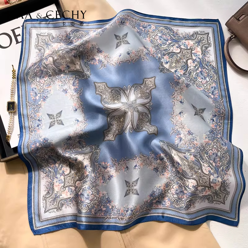 وشاح مربع من الحرير الطبيعي 10 - مراجعة Silk Neck Scarf وسعره