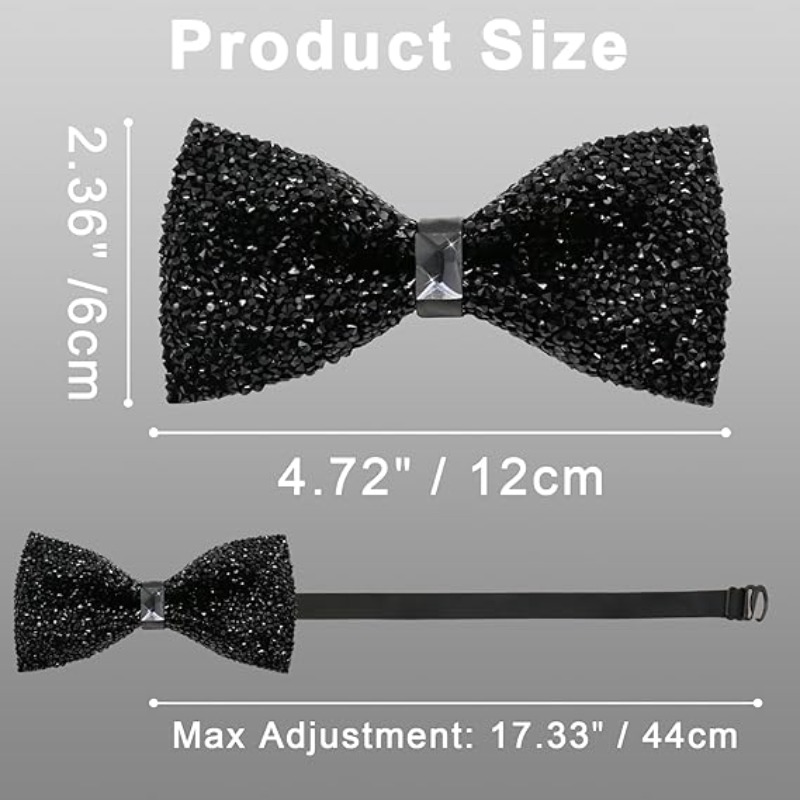 ربطات عنق أنيقة مرصعة بالأحجار - مراجعة Bow Tie Pre Tied وسعره